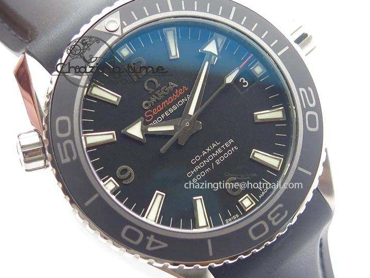 1218 Colorful Planet Ocean SS Bp Maker 45mm Black Bezel On Black Rubber Strap A 8219